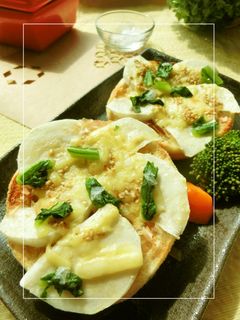 蕪のおかか昆布茶レモントースト-レシピのメイン写真