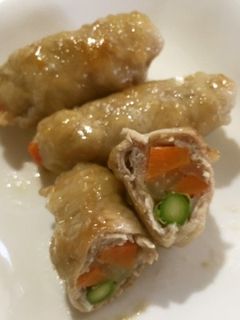 豚肉巻きのポン酢照り焼き-レシピのメイン写真