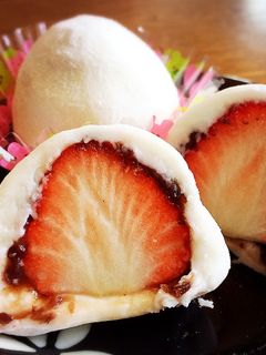 レンジで簡単♪♪苺大福♡ひな祭りにも♡-レシピのメイン写真