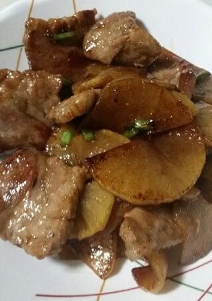 豚肉と大根の甘辛炒め-レシピのメイン写真