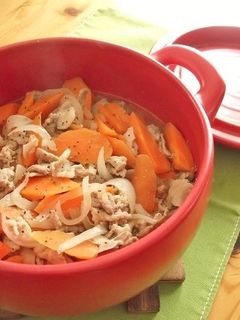さっぱり♪豚肉と人参のぽん酢煮-レシピのメイン写真