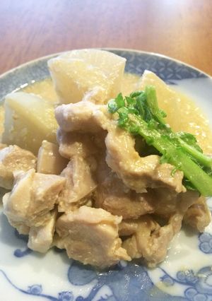 鶏モモ肉と大根の味噌煮がらめ-レシピのメイン写真