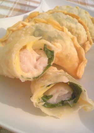 白身魚のチーズ入り揚げ餃子-レシピのメイン写真