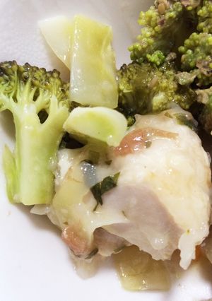 鶏肉とブロッコリーの梅しそとろとろあん-レシピのメイン写真