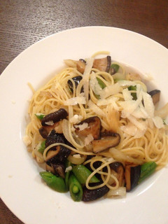 山盛り椎茸の健康パスタ-レシピのメイン写真