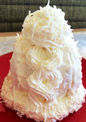＊＊ポンポンニット帽ケーキ＊＊おやつ-レシピのメイン写真