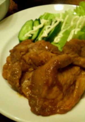 甘めが美味しい☆豚肉の生姜焼き-レシピのメイン写真