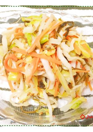 切り干し大根とキャベツのナムルサラダ♪-レシピのメイン写真