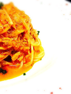 ツナとモッツァレラのトマトソースパスタ-レシピのメイン写真