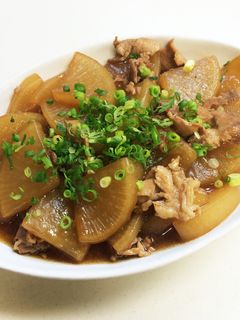 豚バラ大根☆すき焼きのタレで簡単!-レシピのメイン写真