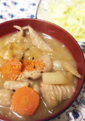 電子圧力鍋★1時間半でホロホロ節約もつ煮-レシピのメイン写真