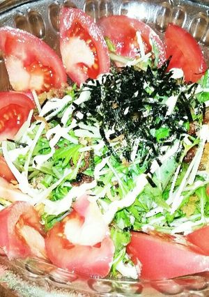 めっちゃ簡単ラーメンサラダ(タラコ風味)-レシピのメイン写真
