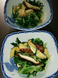 水菜炒め-レシピのメイン写真