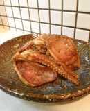 いか☆簡単バターガーリックいかわた焼き