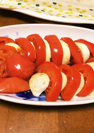超簡単 ポン酢で カプレーゼ-レシピのメイン写真