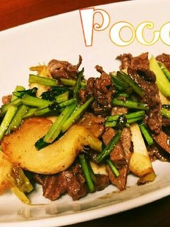 かぶと牛肉のオイスターソース炒め-レシピのメイン写真