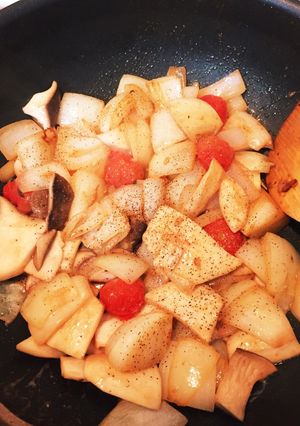 ＊野菜のガリバタ醤油炒め＊-レシピのメイン写真
