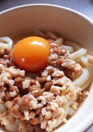 5分でできる!ネバネバうどん♩-レシピのメイン写真