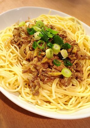 簡単＊時短の海苔の佃煮クリームパスタ-レシピのメイン写真