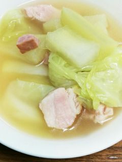 大根とキャベツの簡単コンソメスープ煮込み-レシピのメイン写真