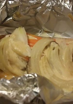 鮭のホイル蒸し-レシピのメイン写真