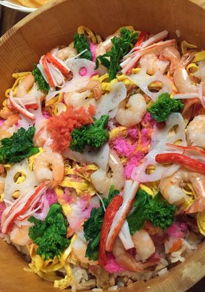平成28年 お雛祭りのちらし寿司-レシピのメイン写真