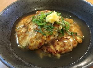鯖の味噌煮缶であんかけ豆腐ハンバーグ♡-レシピのメイン写真