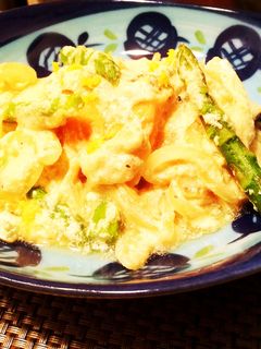 鮭とアスパラのレモンクリーム煮-レシピのメイン写真