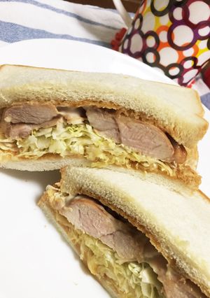 旦那絶賛♡我が家の照り焼きチキンサンド-レシピのメイン写真