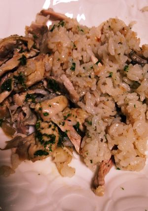 鶏肉とジャスミン茶の炊き込みご飯-レシピのメイン写真
