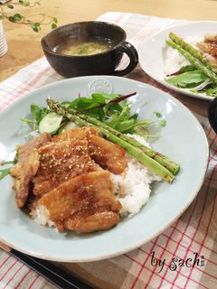 甘辛バター醤油豚丼deワンプレート♪-レシピのメイン写真