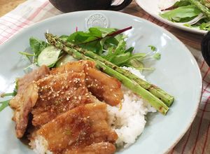 甘辛バター醤油豚丼deワンプレート♪-レシピのメイン写真