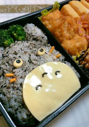 キャラ弁・トトロ♪-レシピのメイン写真