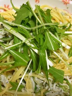 しらすと水菜のパスタ-レシピのメイン写真
