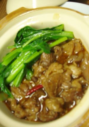 四川風すじ肉土鍋煮込み-レシピのメイン写真