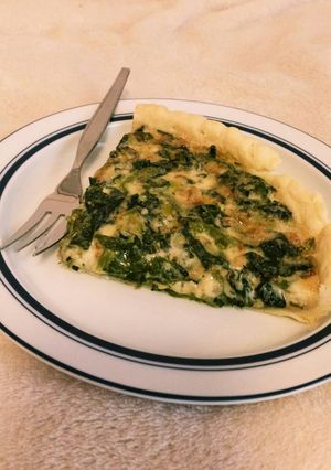 食感も楽しめる胡桃とほうれん草のキッシュ-レシピのメイン写真