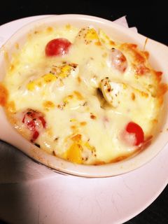 ジャガイモとゆで卵のチーズ焼き-レシピのメイン写真