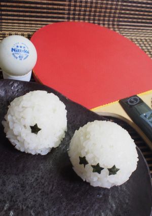 頑張れ息子！「卓球部試合用おにぎり弁当」-レシピのメイン写真