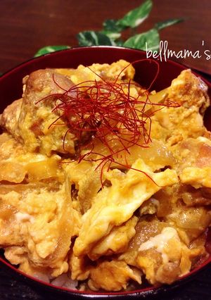 フライパンひとつde男子がっつり親子丼-レシピのメイン写真