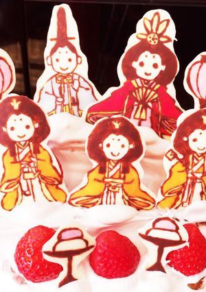 ひな祭りケーキ 3段飾り-レシピのメイン写真
