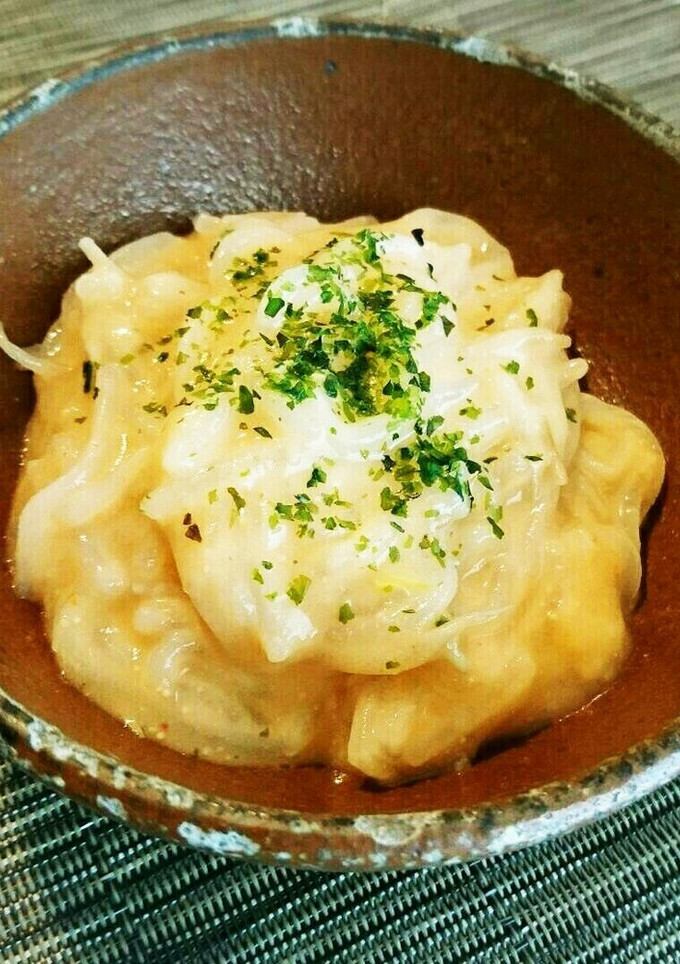 しらたきとモヤシのクリーム明太和え-レシピのメイン写真