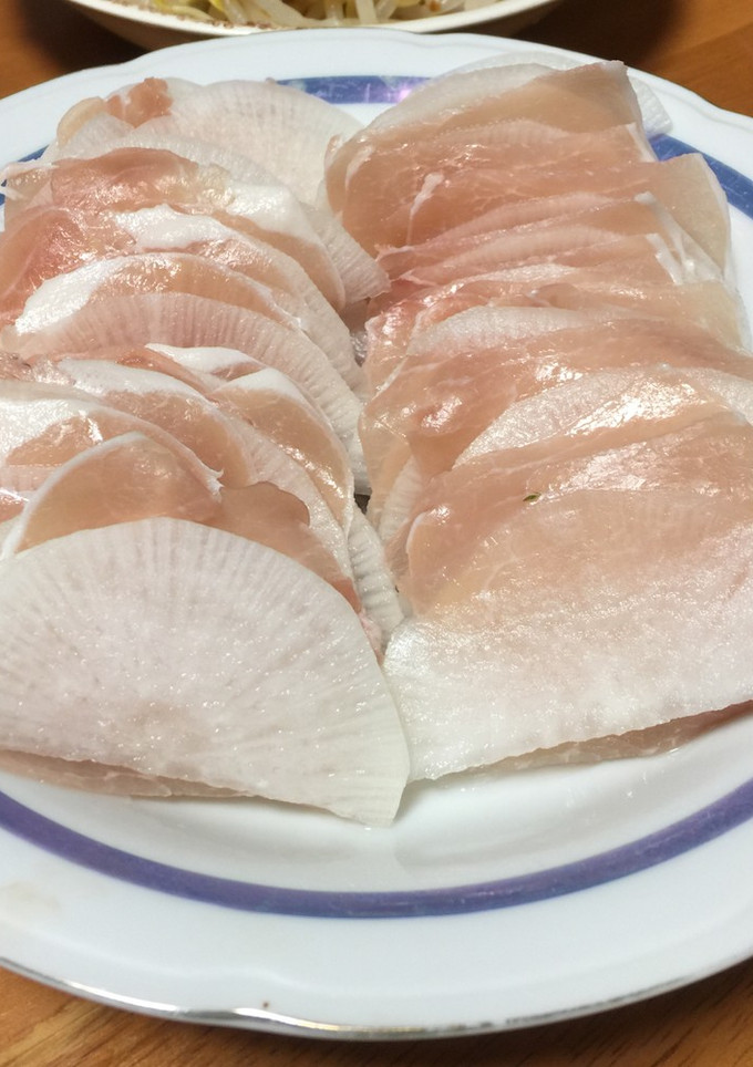 切って挟むだけ簡単！生ハム大根サラダ！-レシピのメイン写真