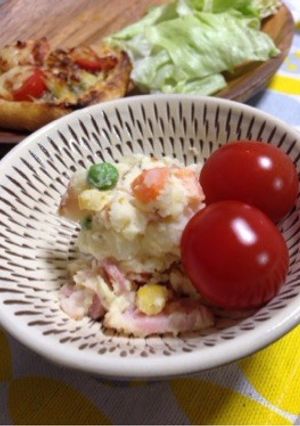 簡単ベーコンポテトサラダ★ガーリック風味-レシピのメイン写真