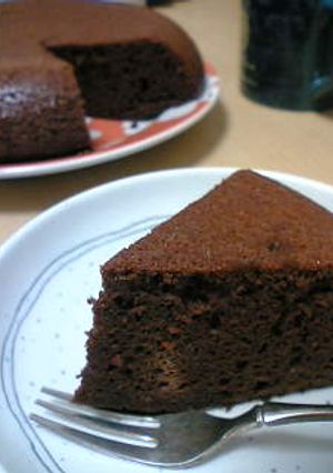 超簡単！炊飯器でチョコケーキ★-レシピのメイン写真