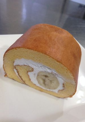 みんな大好きバナナロールケーキ-レシピのメイン写真