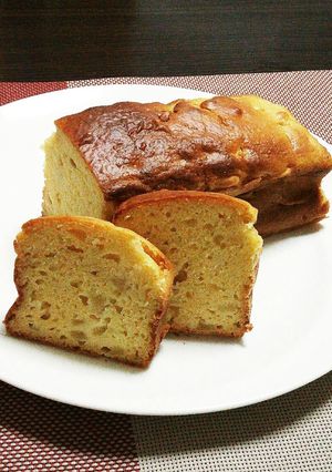 HMで簡単はちみつりんごパウンドケーキ☆-レシピのメイン写真