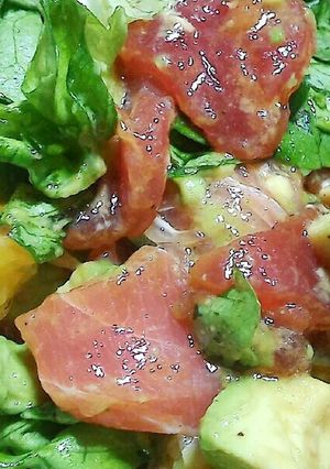 マグロとアボカド八朔のサラダ-レシピのメイン写真