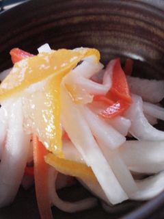 柚子茶de なます♪-レシピのメイン写真