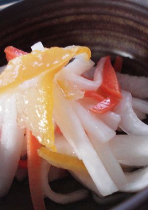 柚子茶ｄｅ なます♪-レシピのメイン写真