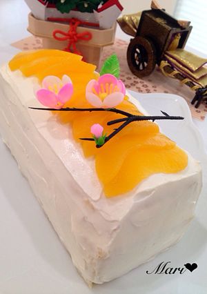 雛祭り♡ヨーグルト使い切り♡ピーチケーキ-レシピのメイン写真
